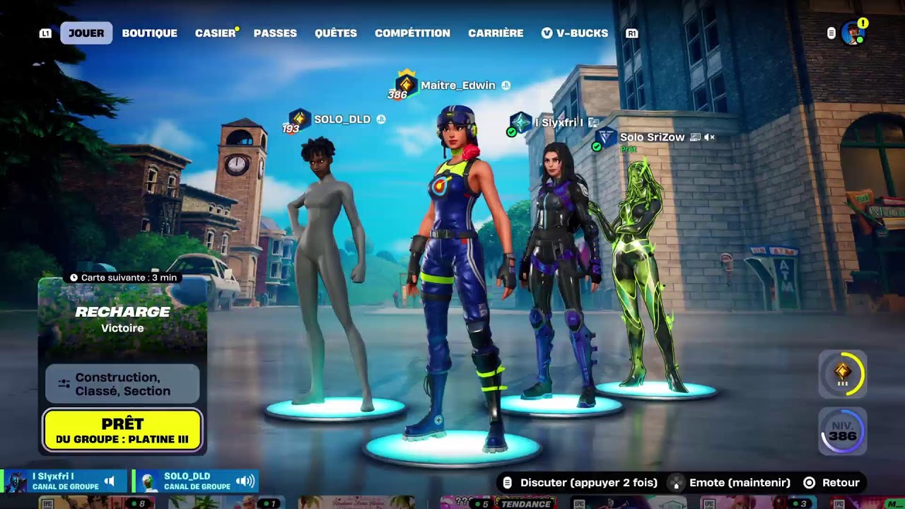 Fortnite live échauffement pour les Fncs !!