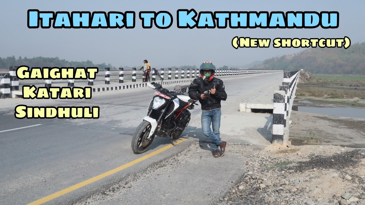 Itahari to Kathmandu by Gaighat  Katari to Sindhuli Bhiman new short-cut route in KTM Duke 250 😱