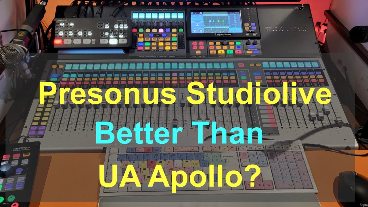 Могут ли микшеры Presonus StudioLive конкурировать с интерфейсами UA Apollo?