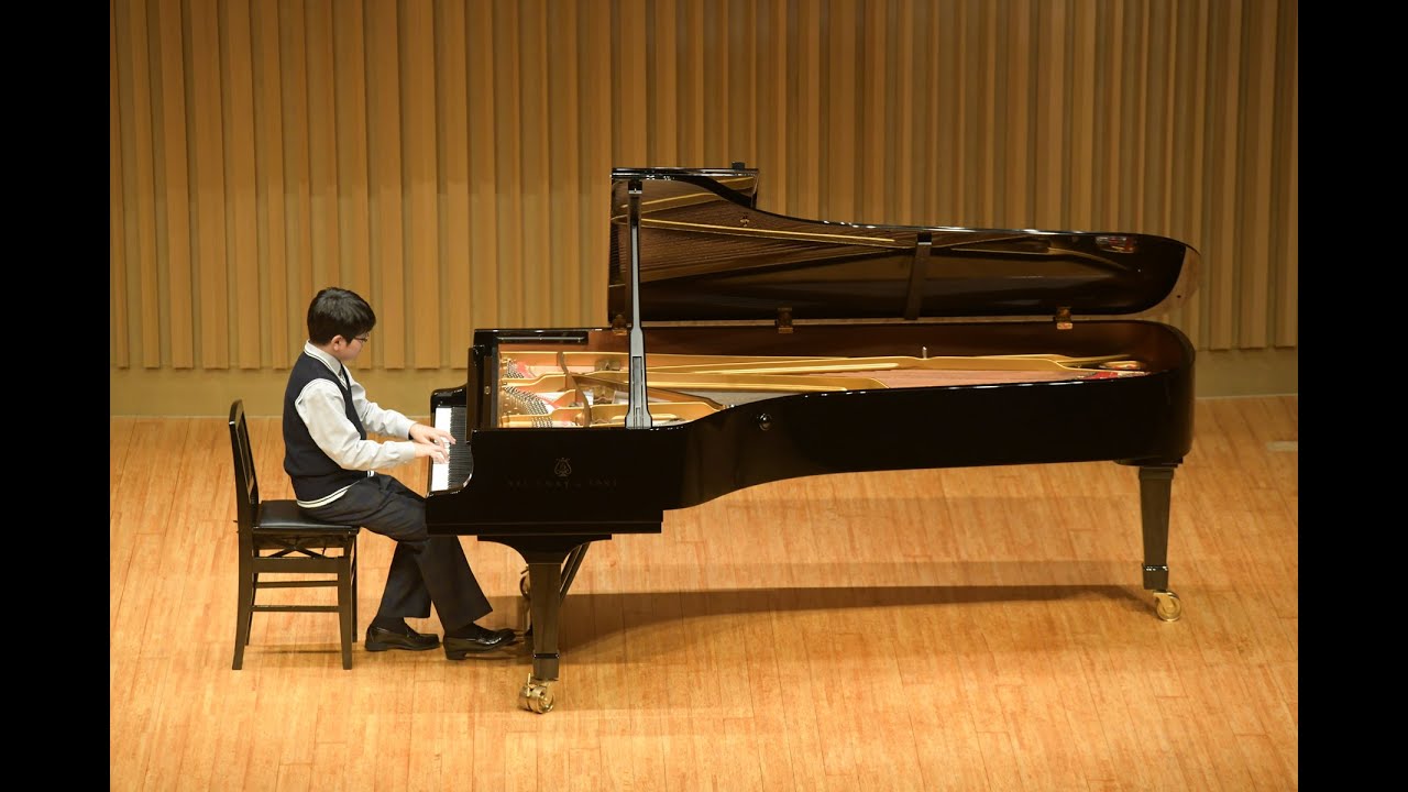 第９回 日本バッハコンクール 全国大会  中学生Ｂ部門 金賞 / フランス組曲 第５番  ト長調 BWV816