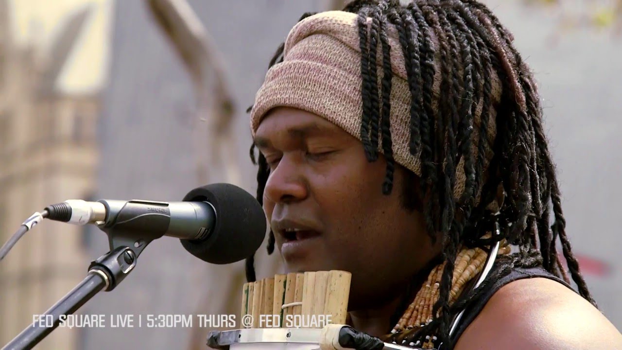 Charles Maimarosia performs 'Merani Toro' for Fed Square Live