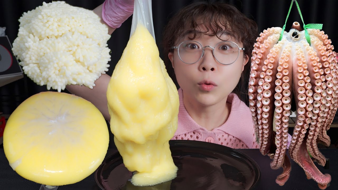 Осьминог 🐙Mukbang eating show