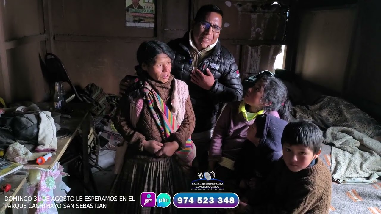 Familia muy humilde necesita apoyo Marcapata Cusco.