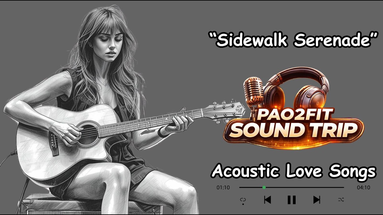 Sidewalk Serenades - Relaxing Acoustic Love Songs | 🎶 PAO2FIT SOUNDTRIP ORIGINAL MUSIC🎶🎵🎼