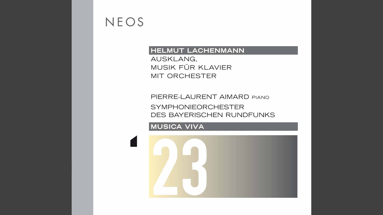 Ausklang, Musik für Klavier mit Orchester