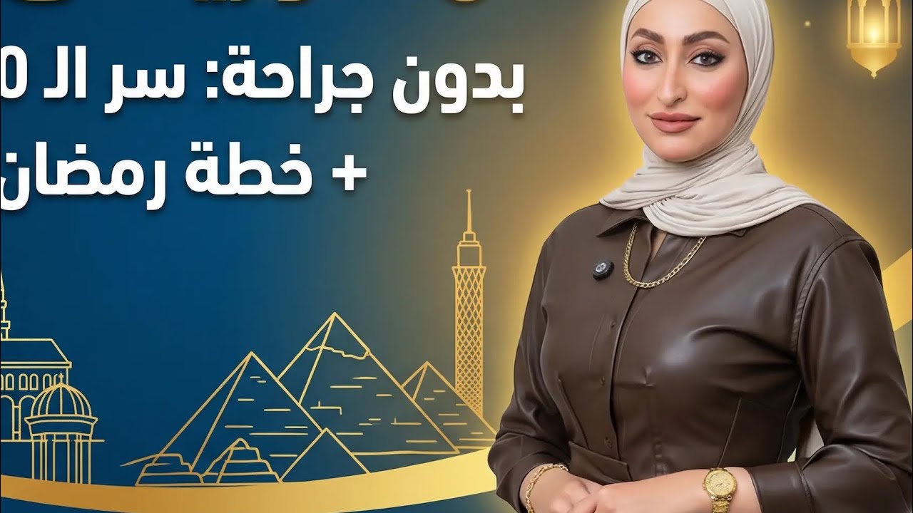 سماح شرف ازاي خست بدون جراحه وبدايل صحيه لرمضان هتساعدك تشبع وتخس بدون حرمان مع د/شيرين عويس 