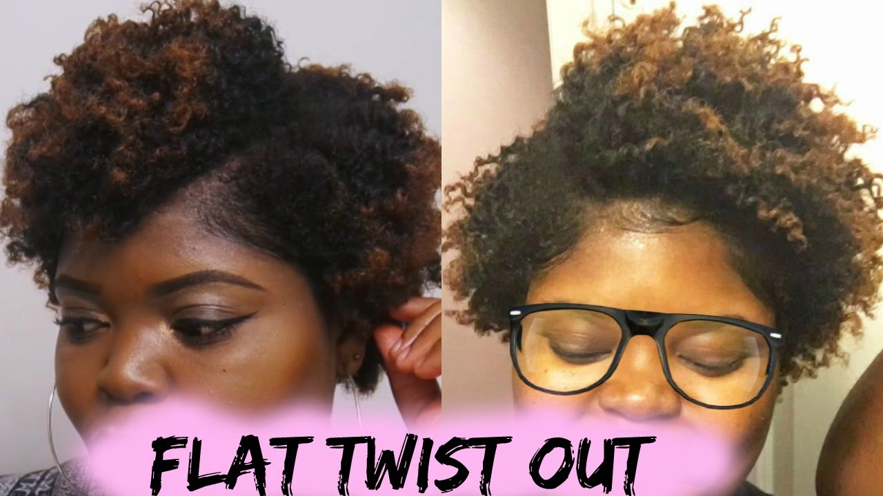 HOW TO: FLAT TWIST OUT ON SHORT TYPE 4 NATURAL HAIR