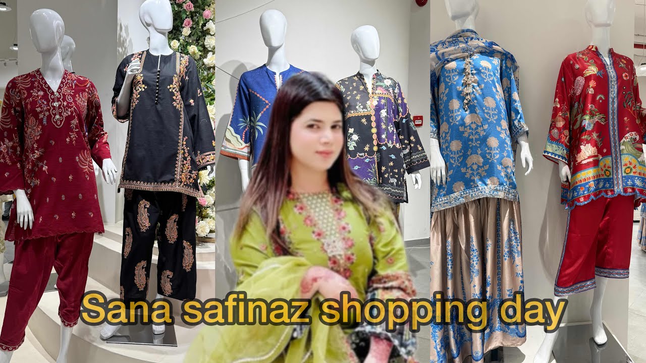 Sana safinaz shopping day | 50% off on fancy clothes
