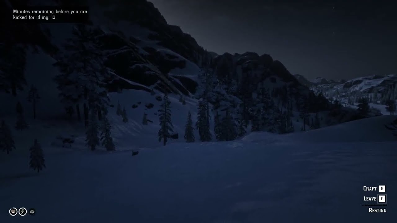 RDR2 Online Ambience & Snow | Calm ASMR❄