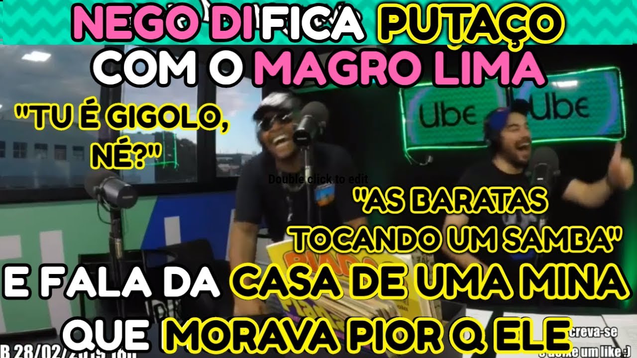 NEGO DI FICA PUTAÇO COM O MAGRO LIMA E FALA DA CASA DE UMA MINA, Q ELE DERRETEU, Q MORAVA PIOR Q ELE