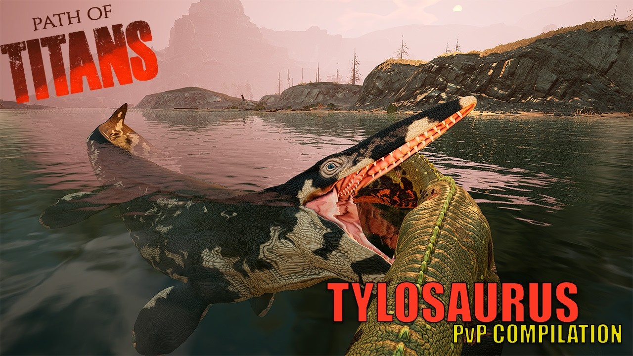 Path of Titans Tylosaurus PvP Compilation #4