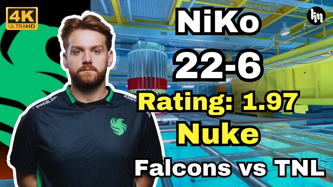 NiKo (22-6) Falcons vs TNL (Nuke) | IEM Dallas 2025 Europe Closed Qualifier | CS2 POV/demo