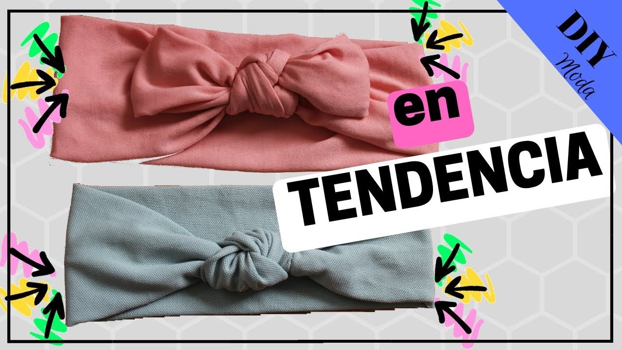 C&oacute;mo Hacer Turbantes Diadema F&aacute;ciles paso a paso ✅✨🎀