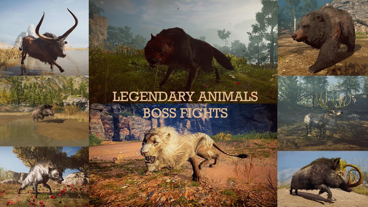 Assassin's Creed Odyssey - All Legendary Animals Fights