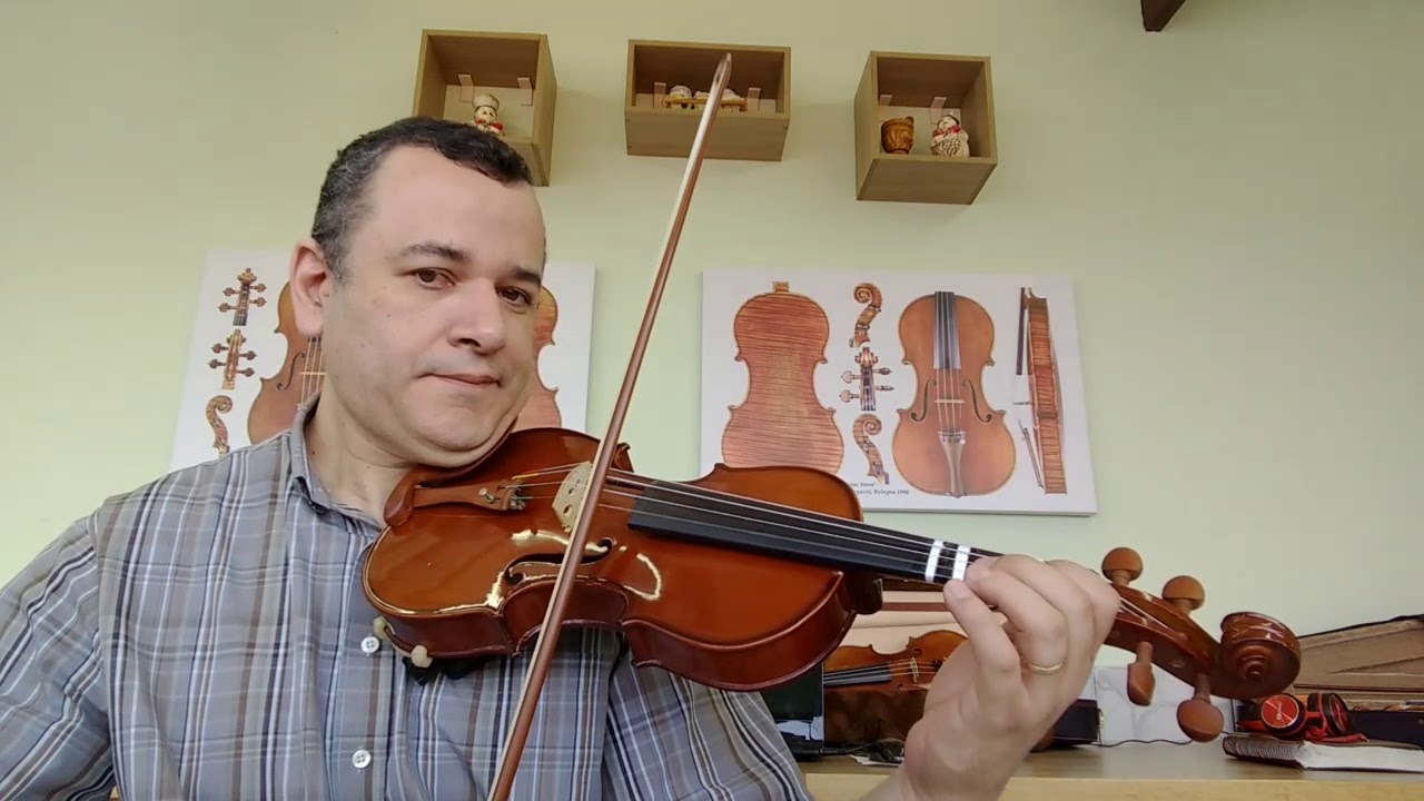 Aula 22 Método violino Laoureux vol1 - Exercícios dedos 1,2 e 3
