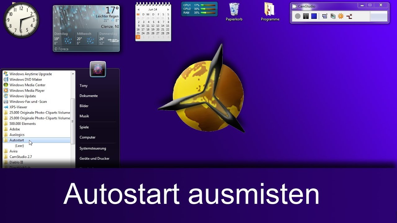 Windows 7 Autostart: Hintergrundprogramme aufr&auml;umen / bereinigen