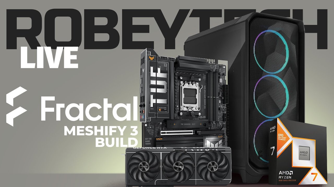 Building a $2600 Gaming PC Build in the Fractal Meshify 3