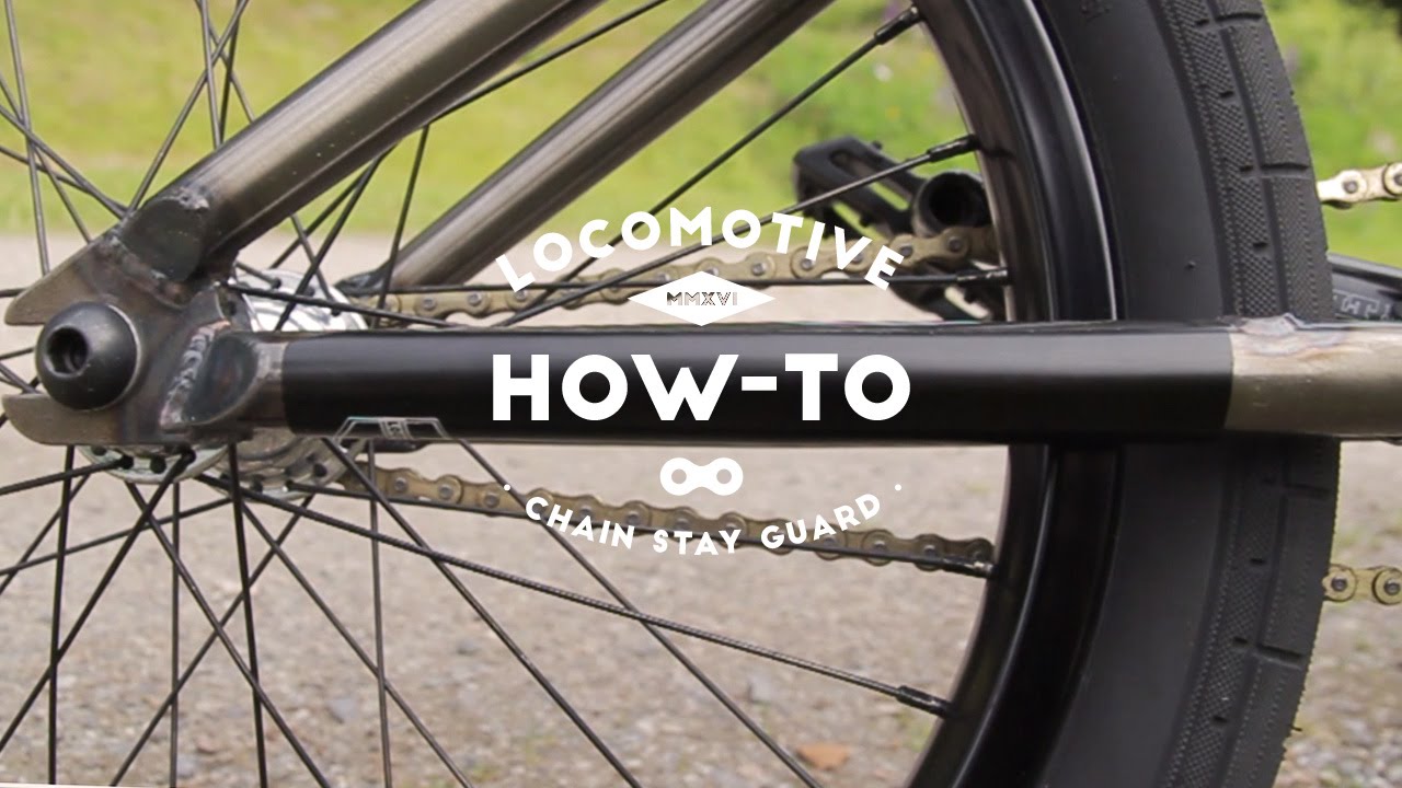 BMX how-to: Make plastic chain stay guard for 1USD