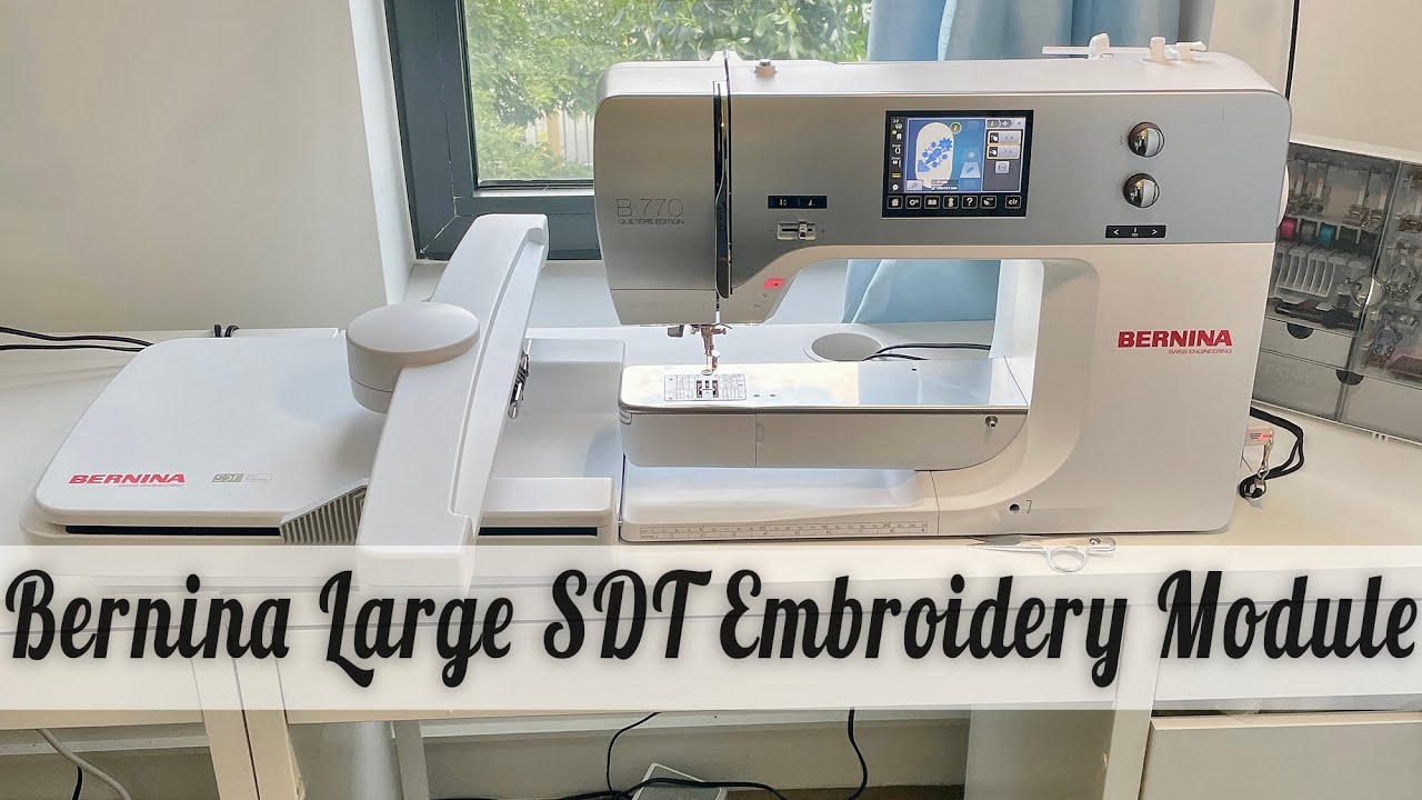 Bernina Large SDT Embroidery Module (with unboxing)