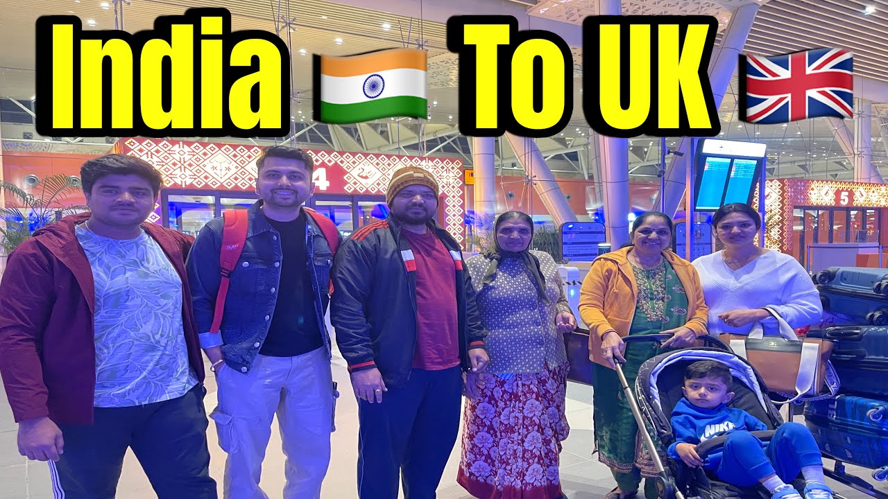 India 🇮🇳 To England 🇬🇧 | Difficult Time to leave Family | Missed flight In Dubai |