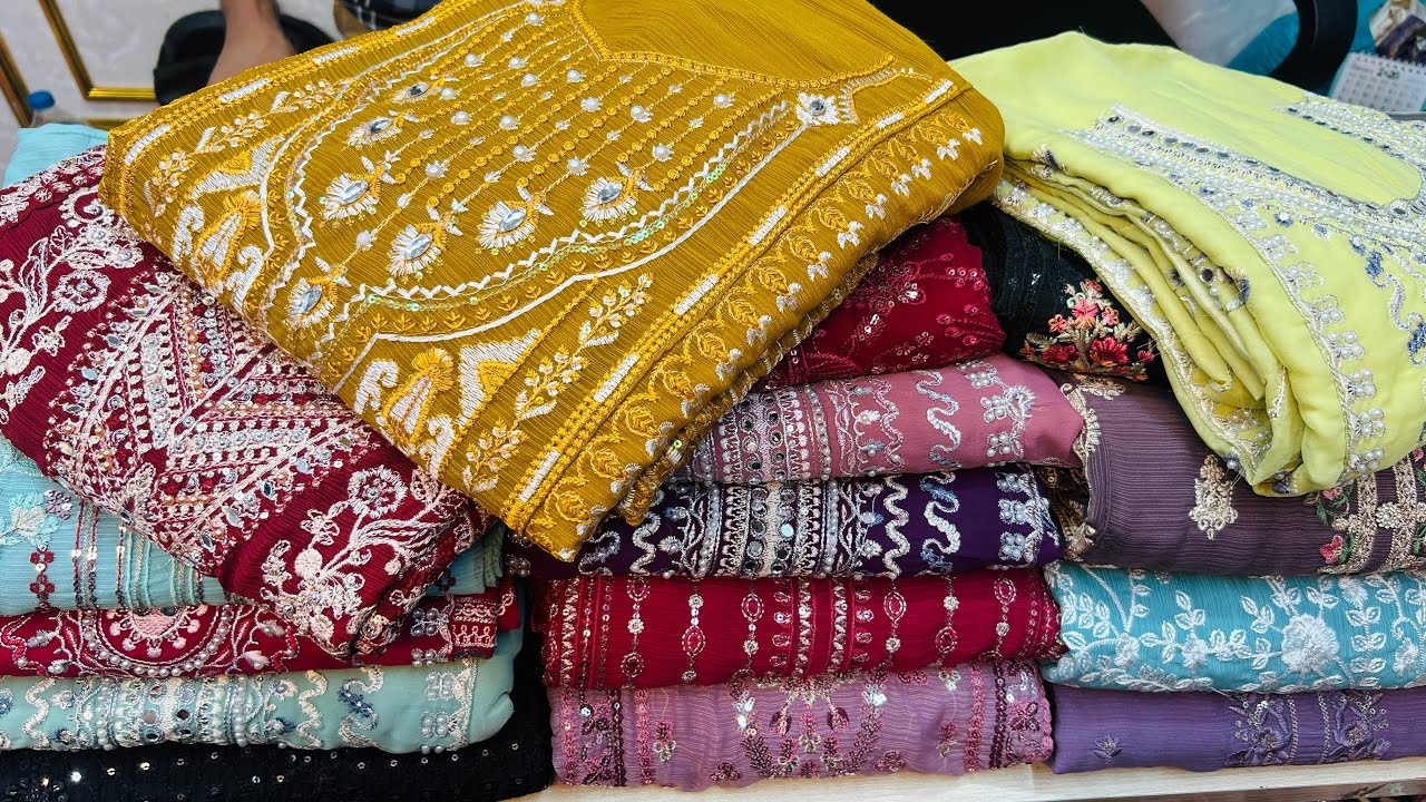বিশাল ডিস্কাউন্টে পাকিস্তানি ভার্সন লাক্সারি কাজের পার্টি থ্রিপিস অবিশ্বাস্য দামে || Gorgeous 3piece