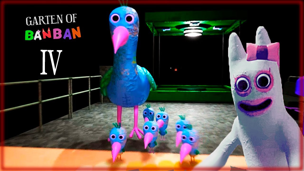 GARTEN OF BANBAN 4 OPILLA AND CHICKS SCARY JUMPSCARES
