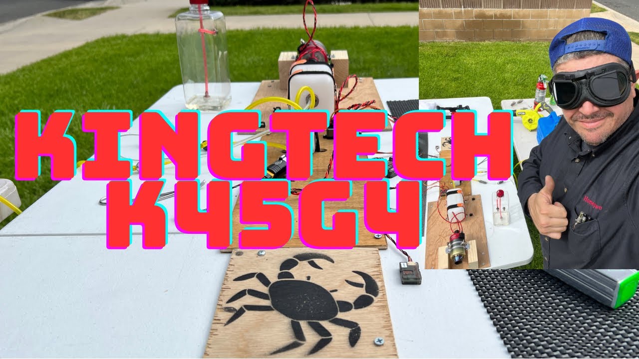 Kingtech K45G4 my First Turbine Bench Test 🦀
