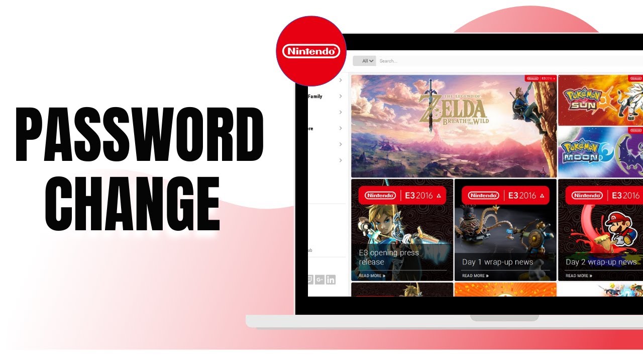 HOW TO CHANGE PASSWORD OF NINTENDO ACCOUNT