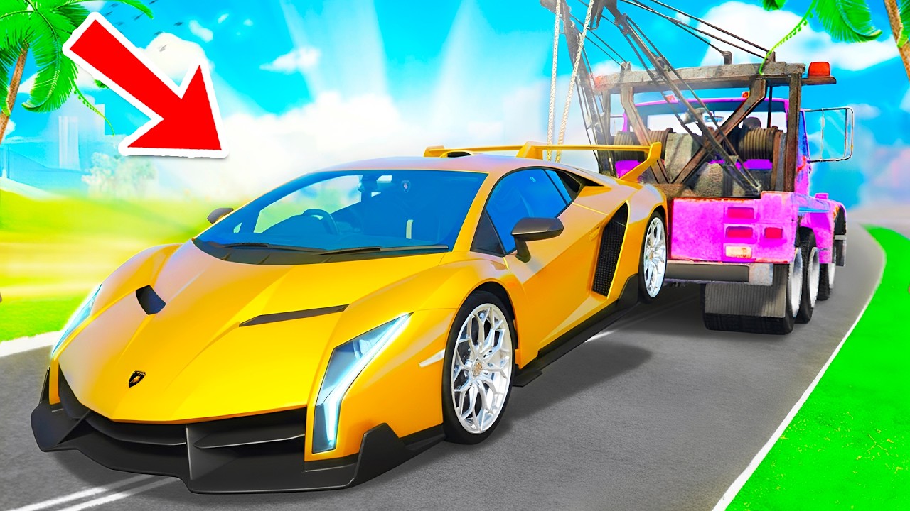 ЕМА! АЛТЫН ЛАМБО ҰРЛАП КЕТТІМ 😱 ЭВАКУАТОР ШАЙҚАСЫ!!! ГТА 5 қазақша