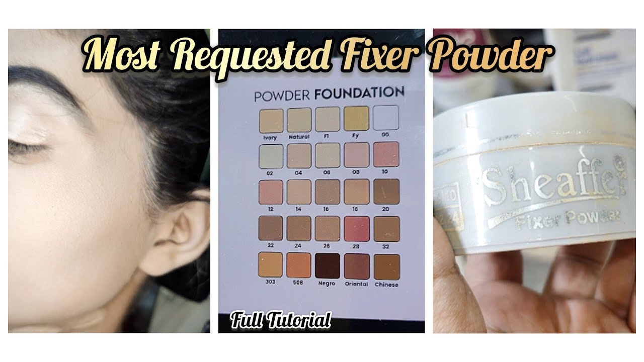 Fixer Powder Full Tutorial |Sharry Signature Saloon |Full Tutorial 