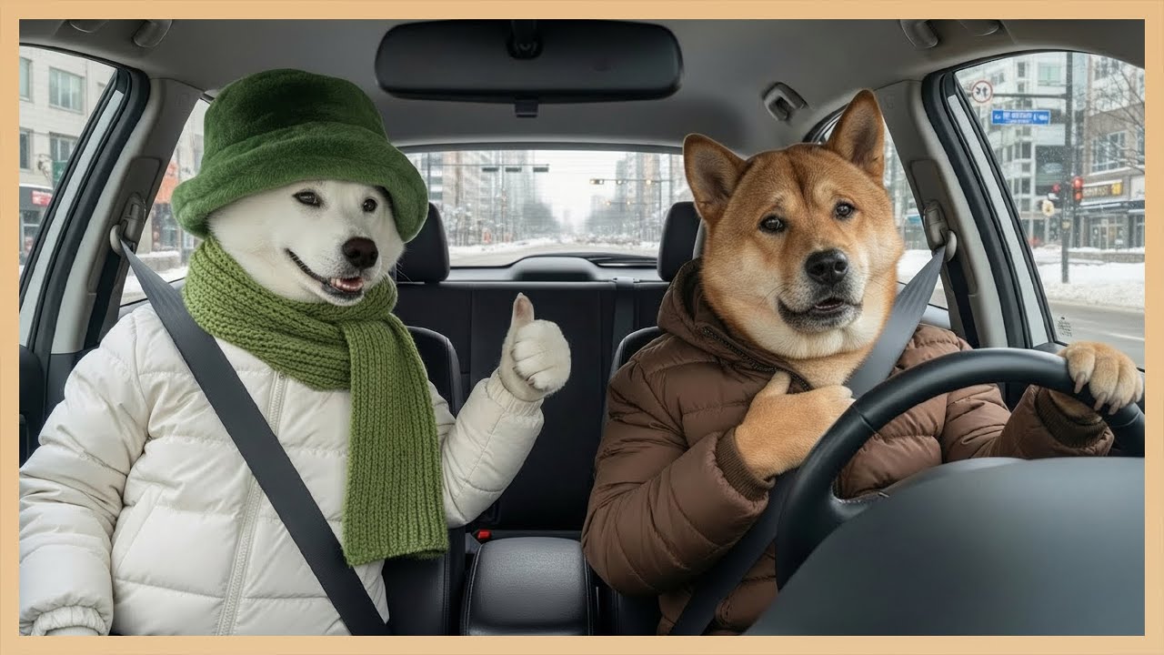 남편 운전 연수 시켜주는 날 🚗❄️ #초보운전
