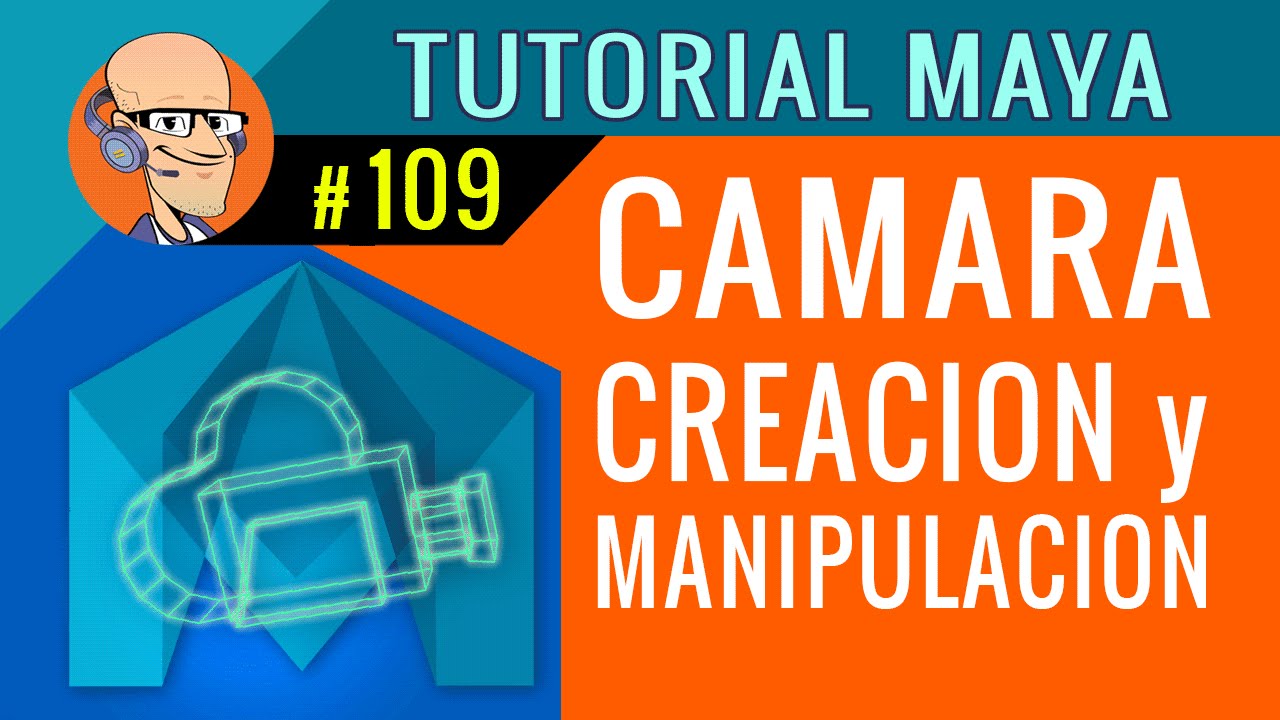 Tutorial Maya 2016 - CAMARA B&aacute;sico #109 / Creaci&oacute;n de c&aacute;mara 3D (en espa&ntilde;ol)