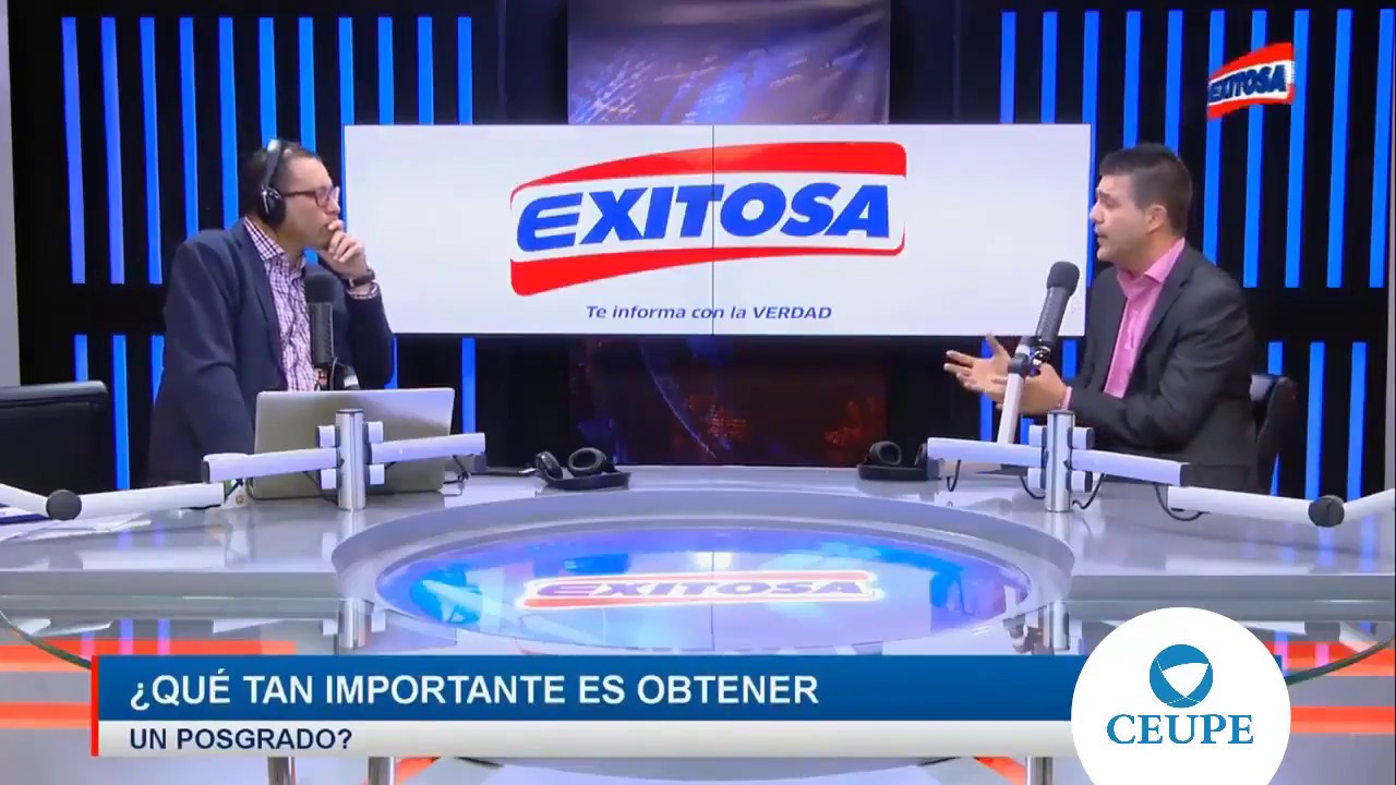 Entrevista Gonzalo Zapero - Director General de CEUPE en Programa Exitosa Perú
