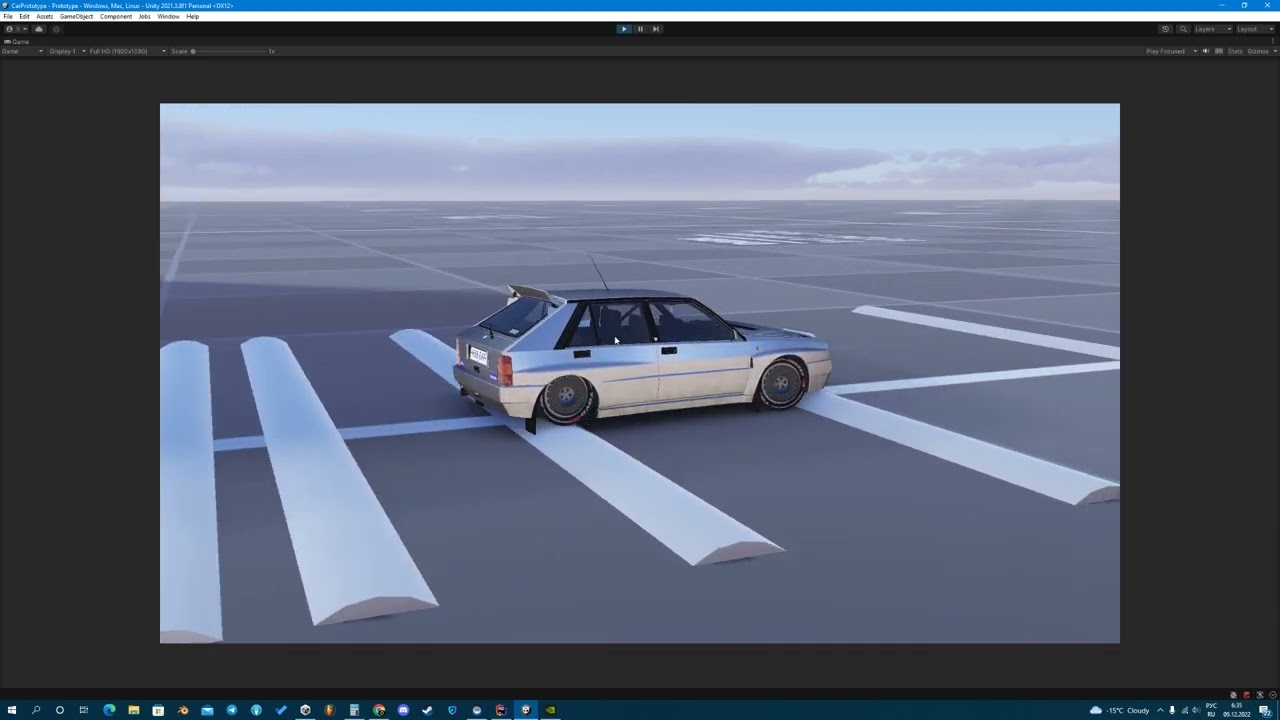 Car physics like a gta 5 (almost) - Unity prototype