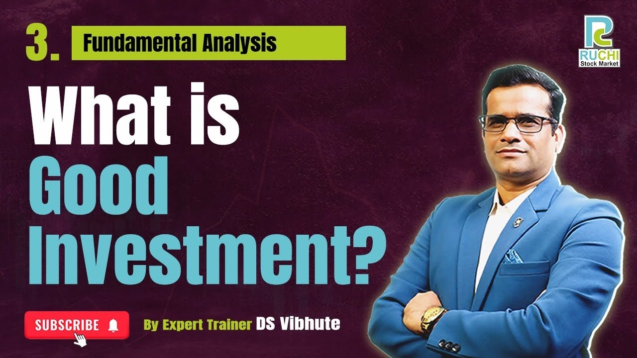 Fundamental Analysis- What is Good Investment? I Explained in Hindi l