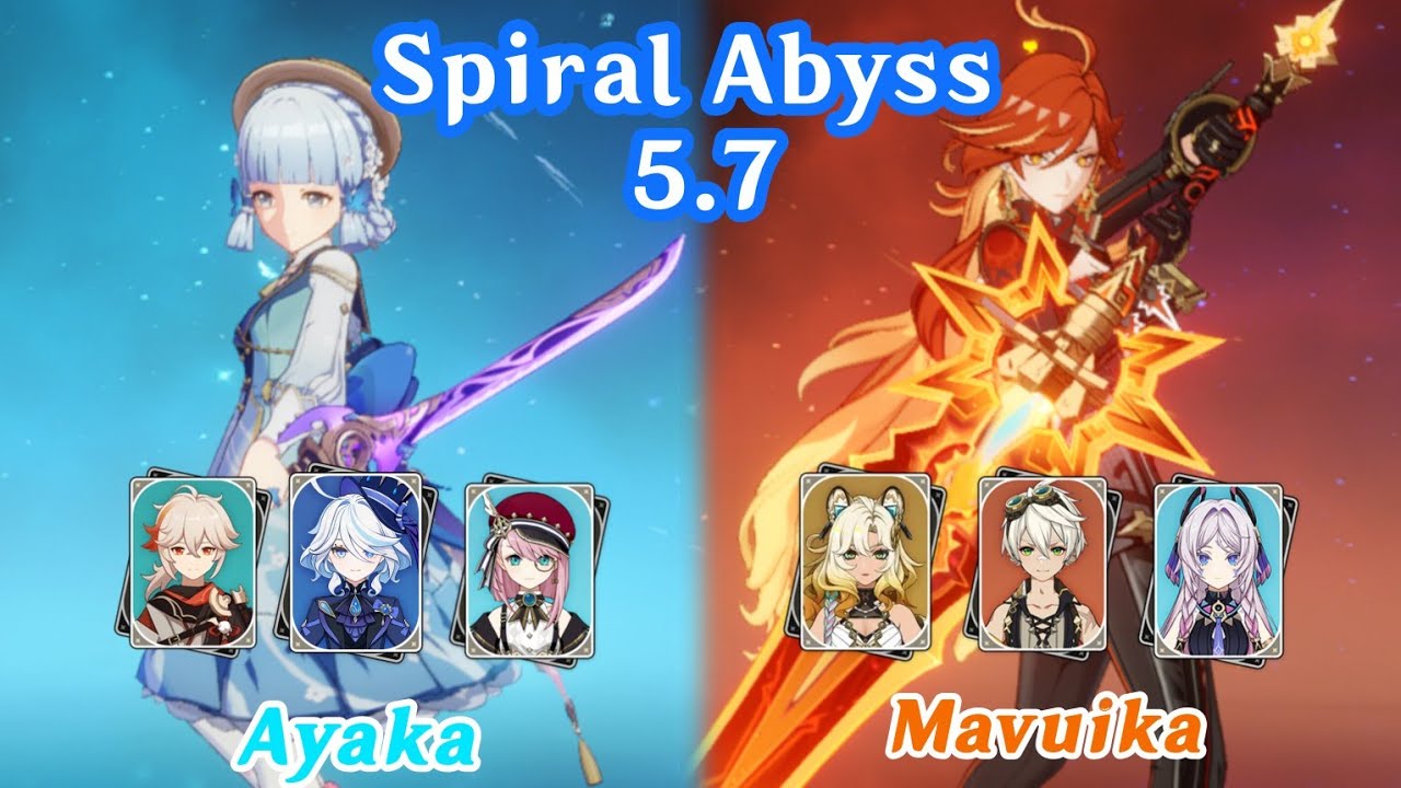 C0 Ayaka & C3 Mavuika | Genshin Impact Abyss 5.7 Floor 12