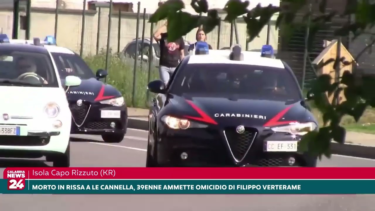 Isola Capo Rizzuto, Morto in rissa a Le Cannella, 39enne ammette omicidio Filippo Verterame
