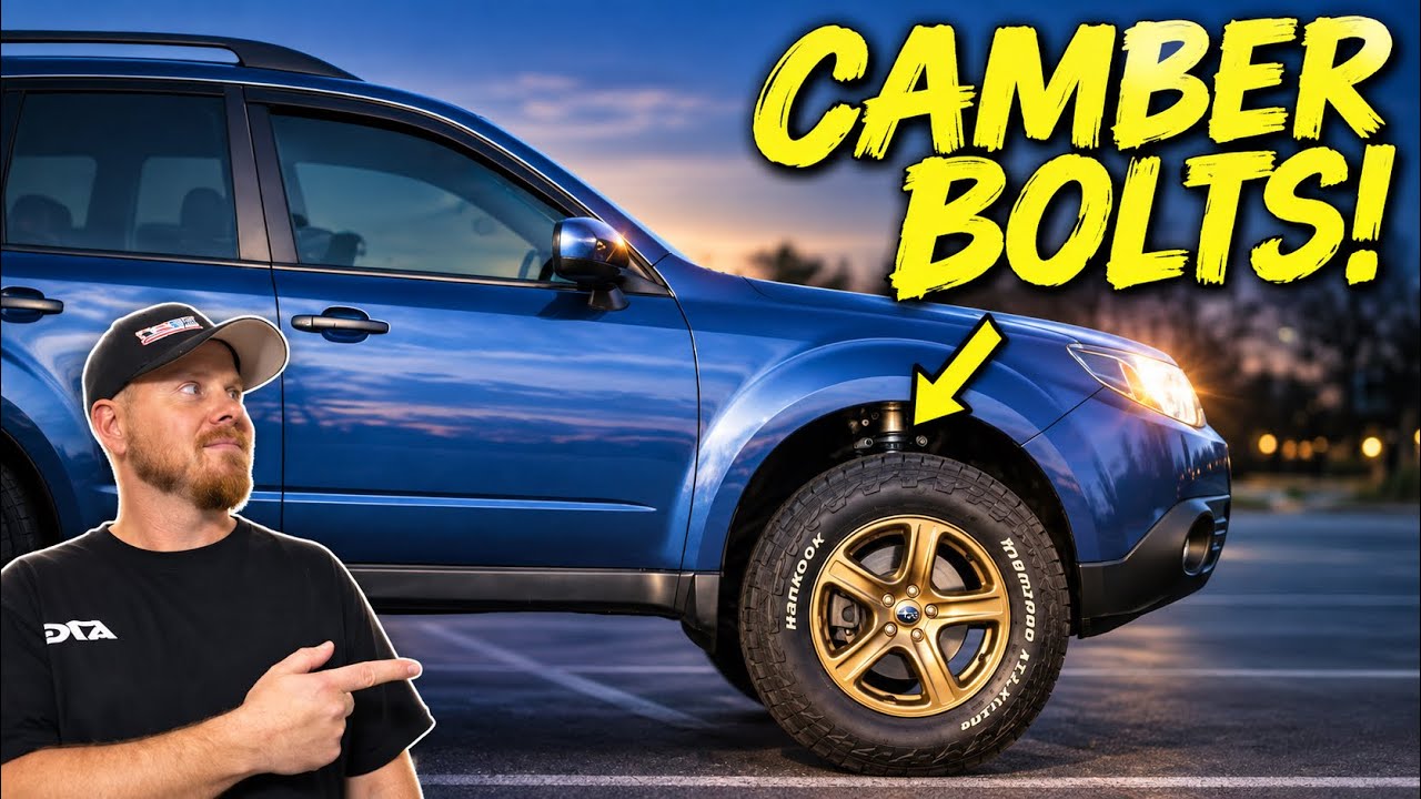 Subaru Camber Bolt HOW-TO!!