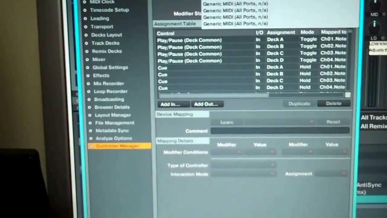 CDJ 350 Traktor Pro - Mapping Problem - Scratch Jog Wheel / Pitch Bend