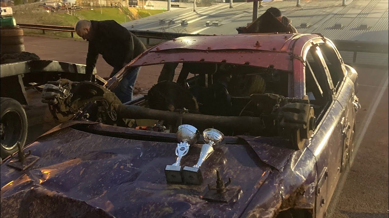 In Car--227 Gavin Taylor 2nd in 1600 bangers final odsal Bradford 18/4/22 1080P FHD
