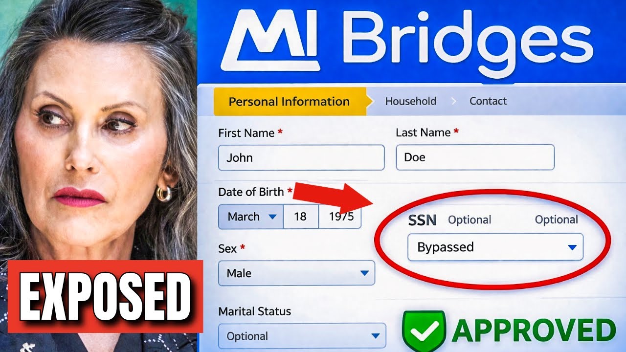 Gov Whitmer Is in BIG TROUBLE&hellip; Lawmaker EXPOSES Michigan's $3.2 Billion Benefits SCAM