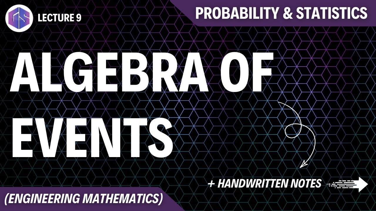 Lec-9: Algebra of Events | Probability and Statistics