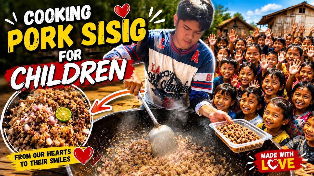 COOKING PORK SISIG FOR CHILDREN|ALEXIS VINES