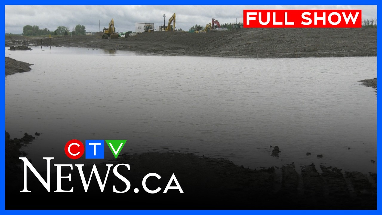 Наводнение в центральной Альберте из-за дождей | CTV News Edmonton в 17:00 от 22 июня 2026 г.