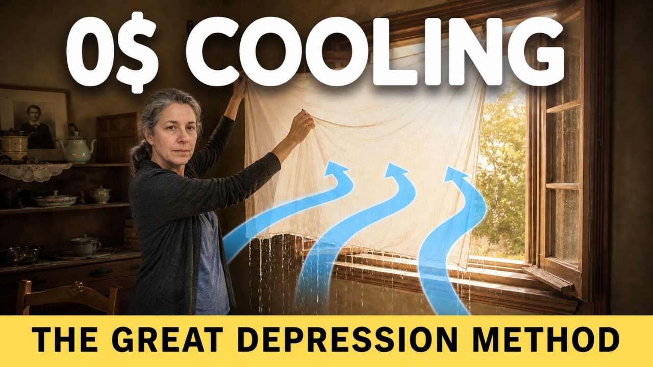 COOL Any Room Without AC (The GREAT DEPRESSION Method)