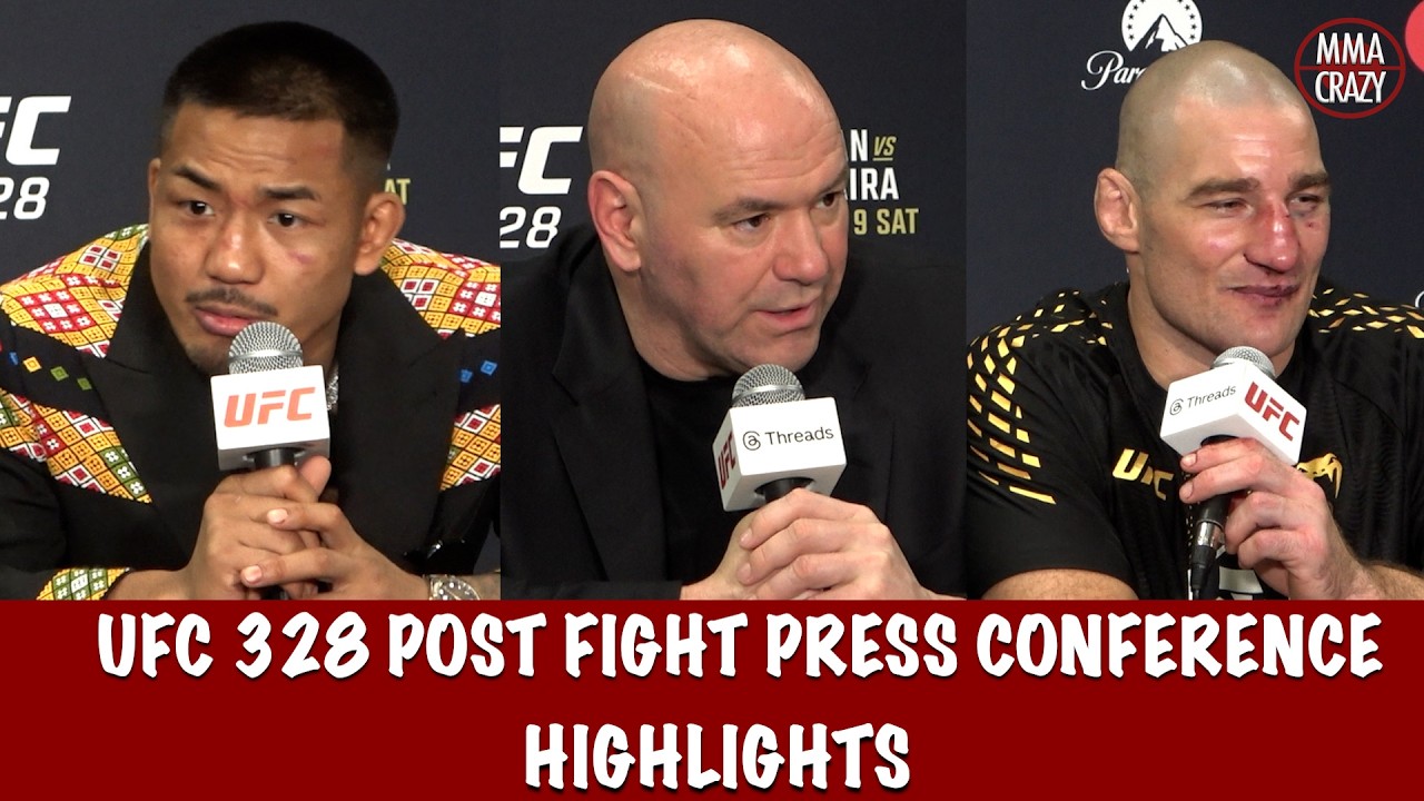 UFC 328 Post Fight Press Conference Highlights