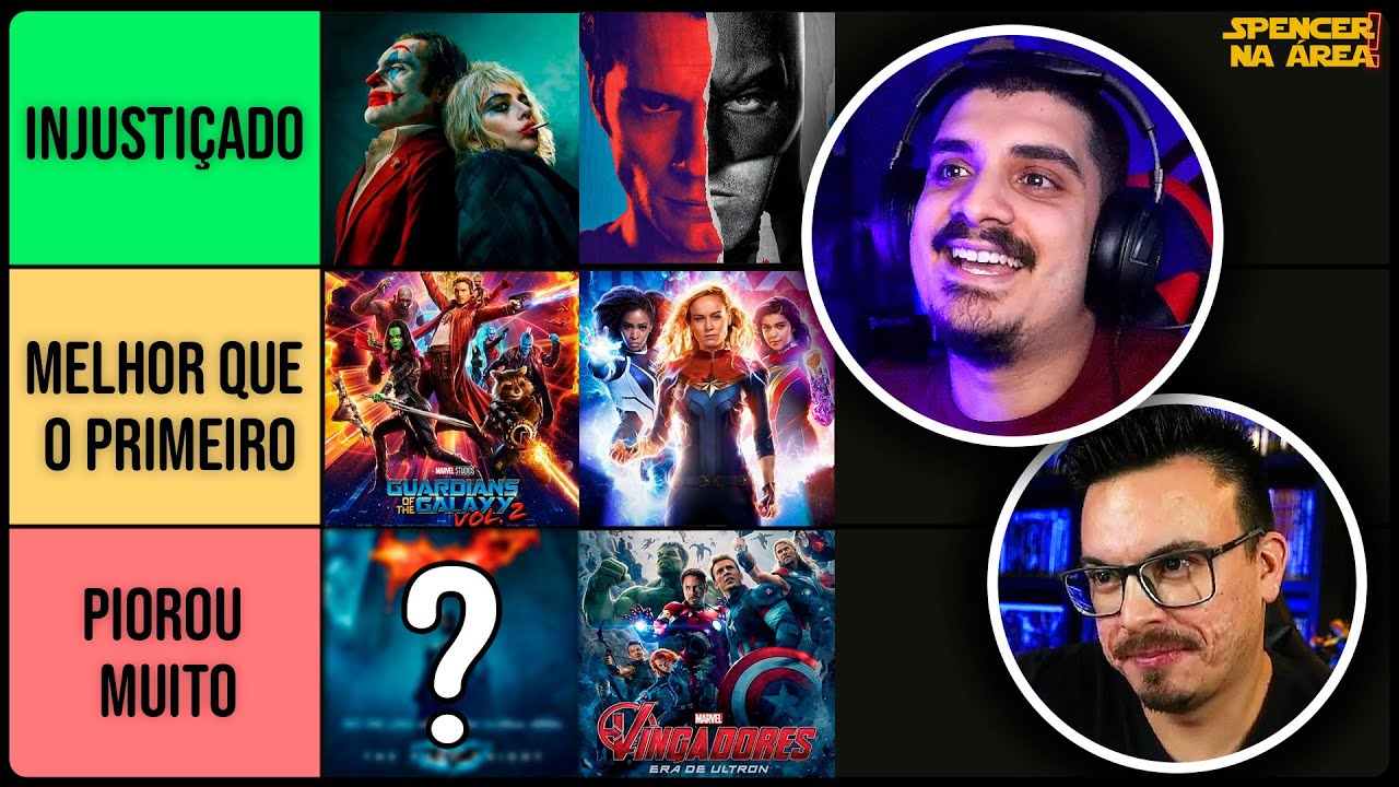 RANKEANDO CONTINUAÇÕES (MARVEL & DC) - com @NerdAllStars