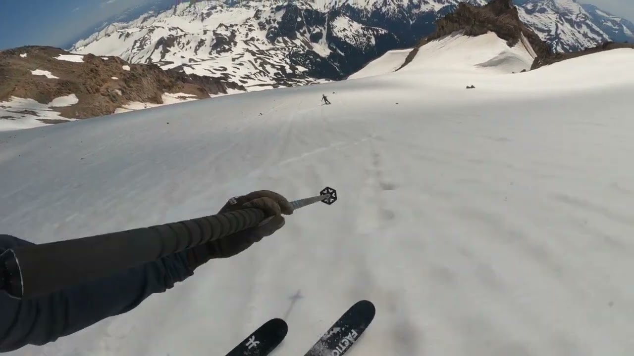 glacier peak: sitkum glacier ski descent with bae