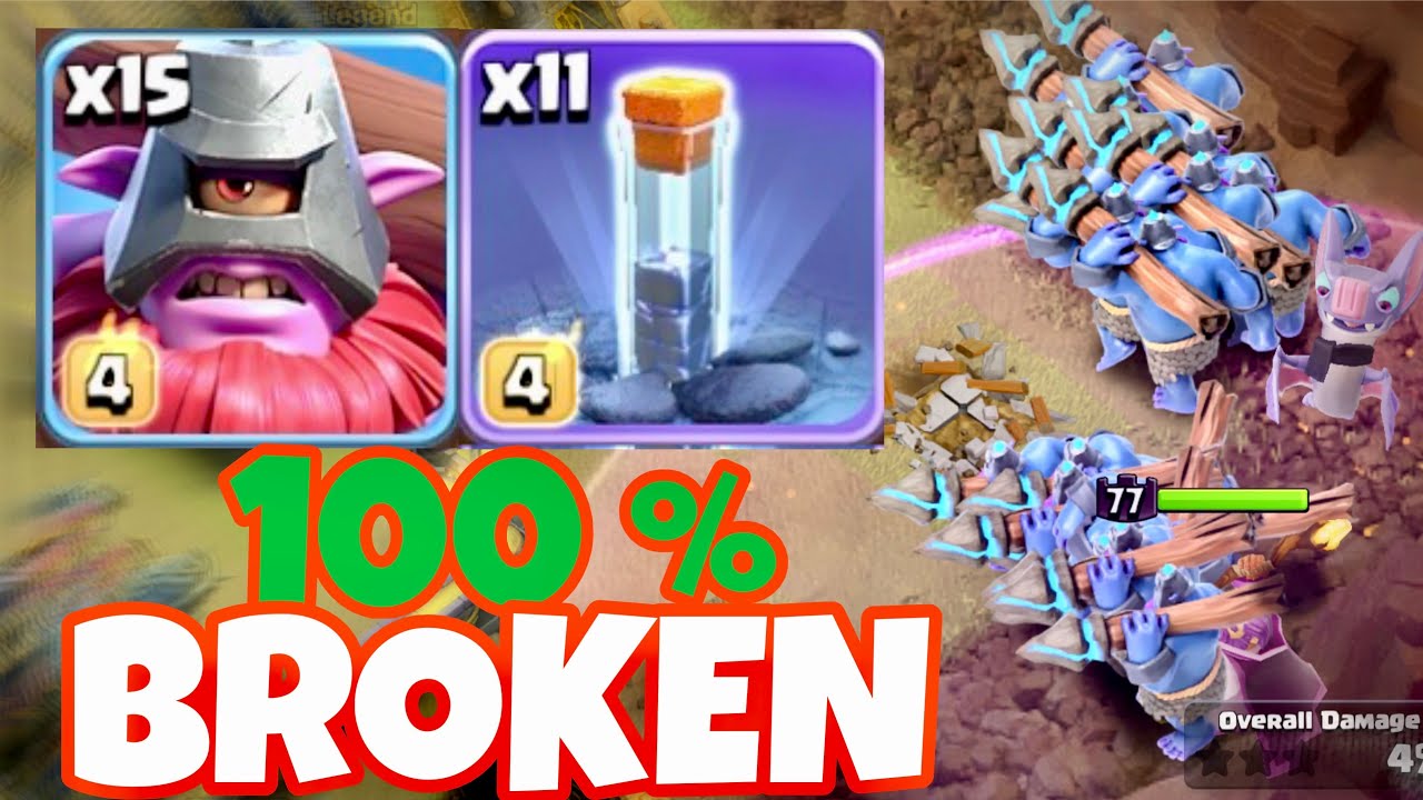 Th18 Buffed Thrower ! The one troop army is enough for any TH18 base || Clash of Clans || COC