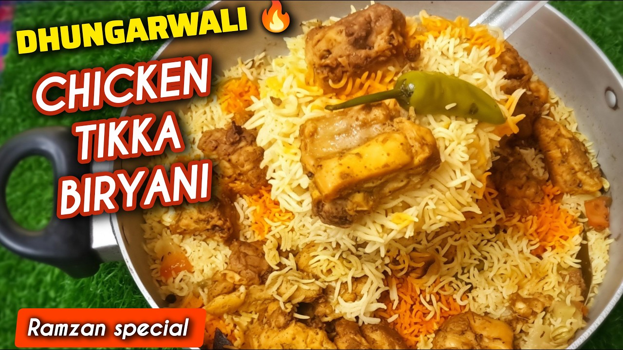 Ramzan Series 🌙 Episode 2 | Chicken Tikka Biryani with Dhungar Smoke 🤤 